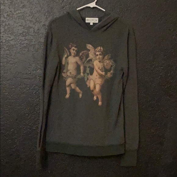 Wildfox cherubs angel babies Gypsy hoodie - Picture 2 of 6